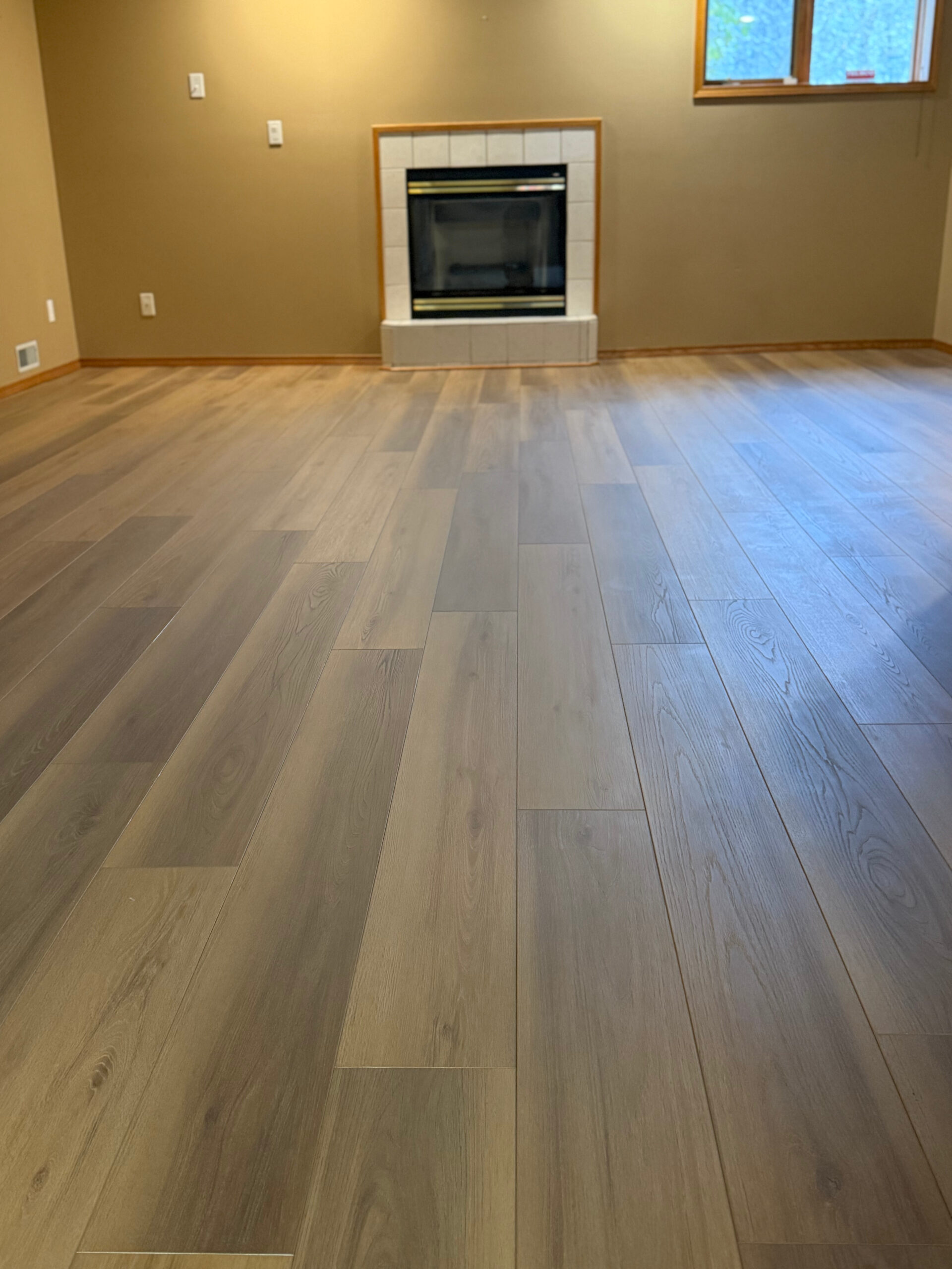 Luxura Laminate Flooring - Leland new install in home