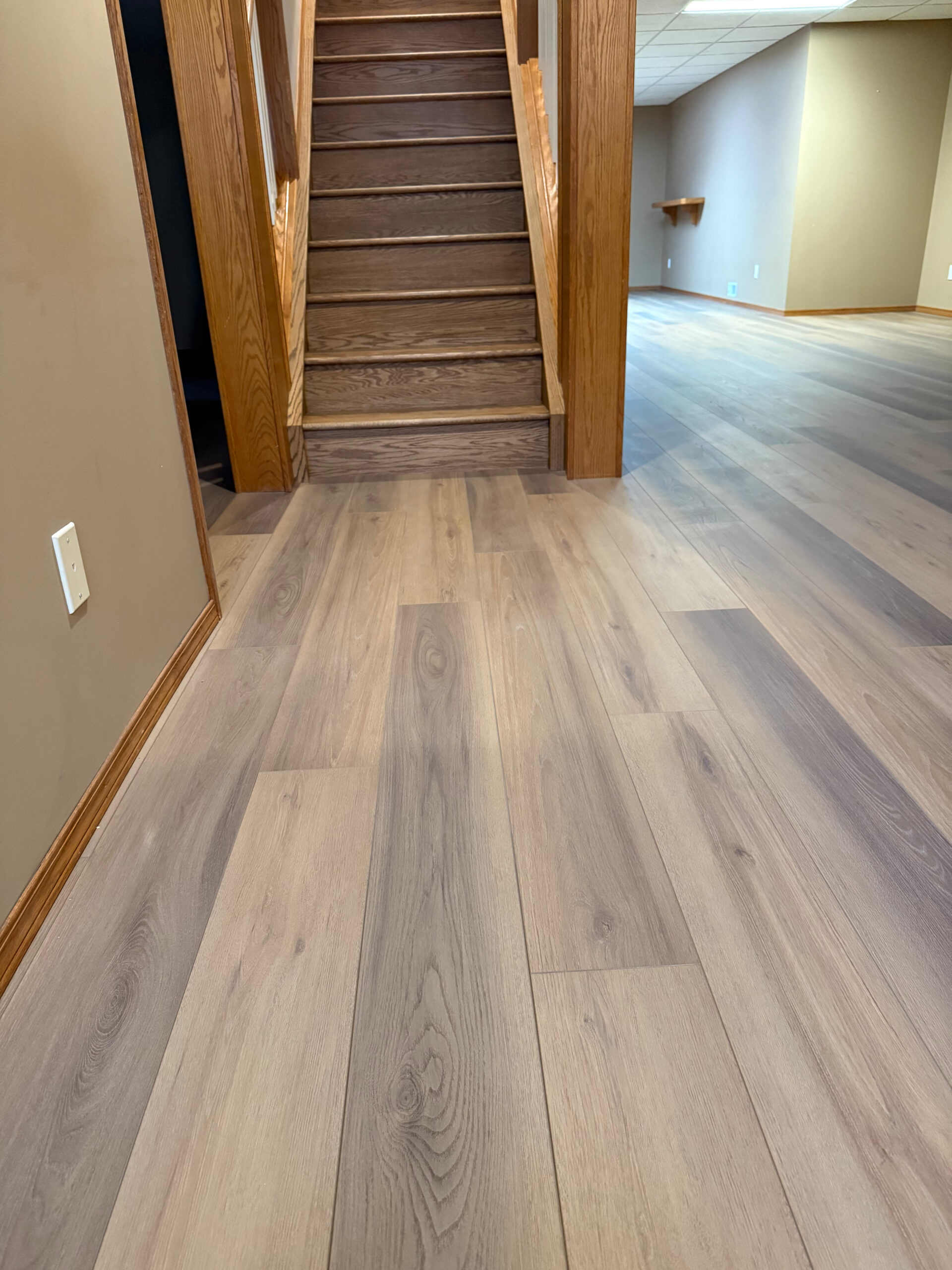 Luxura Laminate Flooring - Leland new install in home